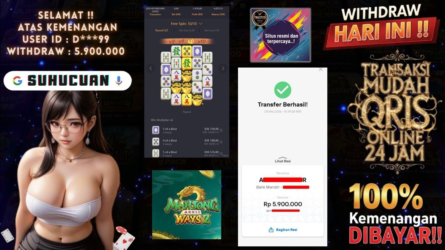 SUHUCUAN JACKPOT SLOT MAHJONG WAYS 2